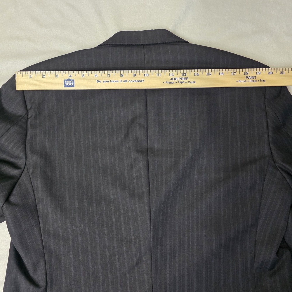 Hickey Freeman Loro Piana Navy Blue Diplomat 100% Wool Tasmanian 120s Blazer 42R - Picture 13 of 15